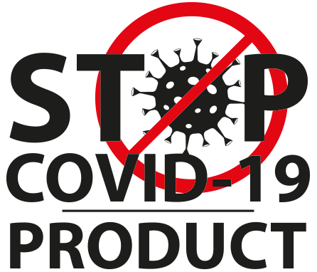 stop Covid-19 product ikonos logo