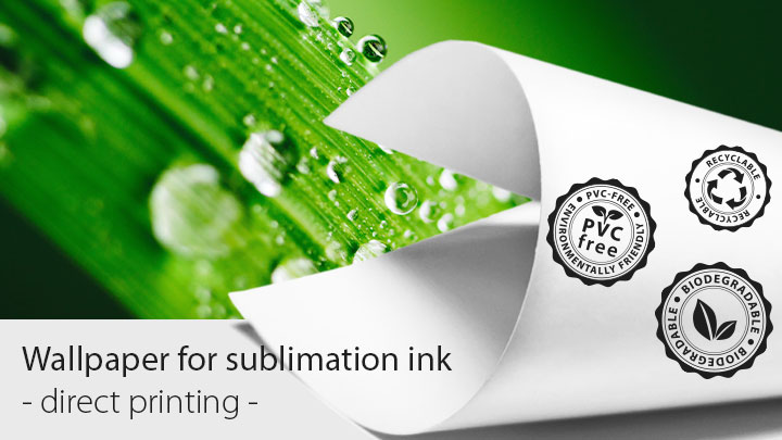 The sublimation ink - direct print wallpaper news cover