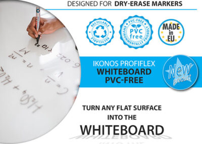 Ikonos Profiflex Whiteboard PVC-free