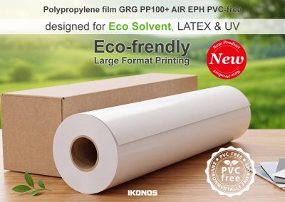 Ikonos Polypropylene film GRG PP100 AIR+ EPH PVC-Free