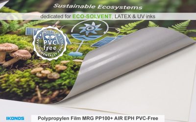The Advantages of Ikonos matt polypropylene with grey adhesive