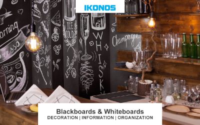 Upgrade Your Workspace with Ikonos Self-Adhesive Whiteboards & Blackboards